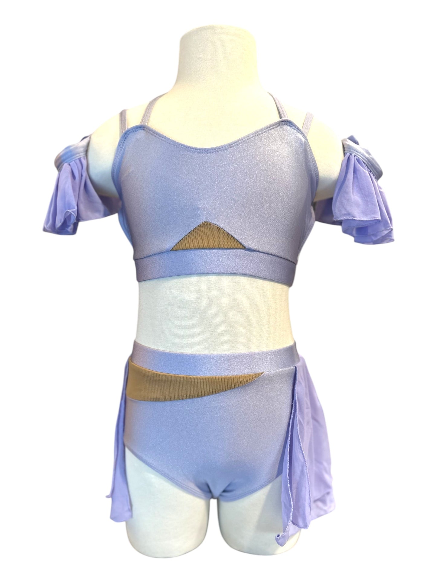 Betsy Base Ready-to-Ship dance costume in lavender and nude