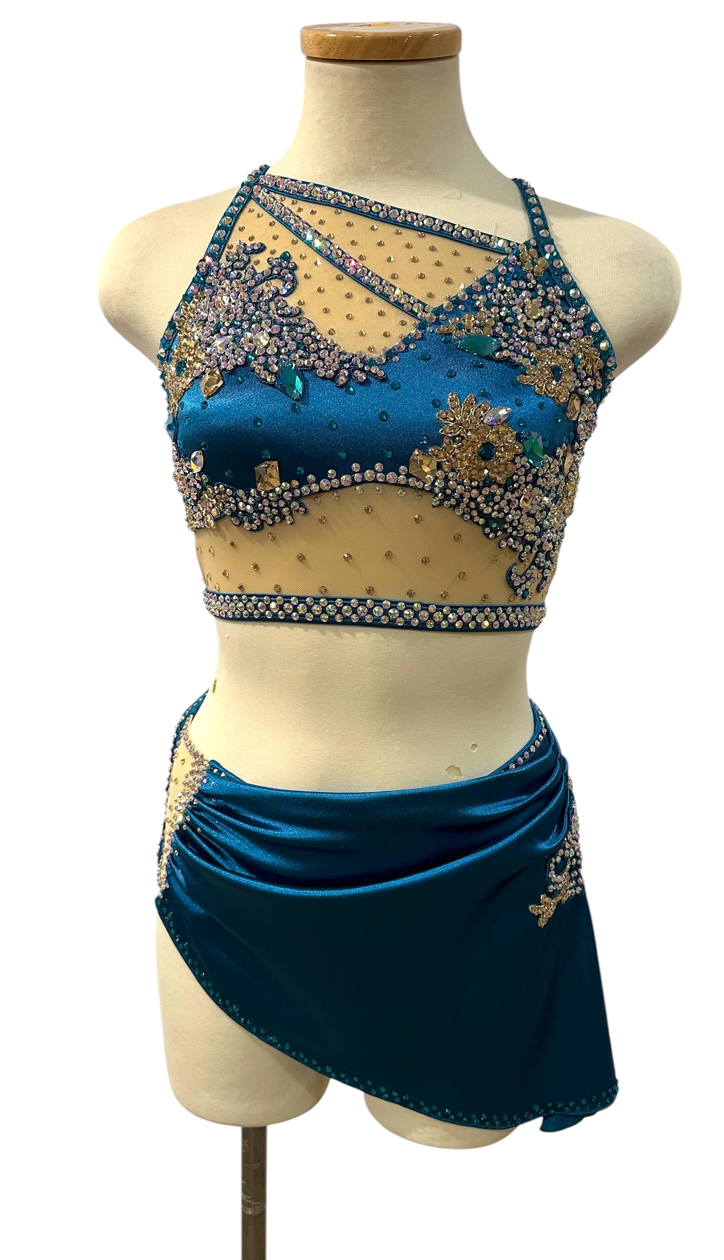 The Alicia Base in Peacock Blue