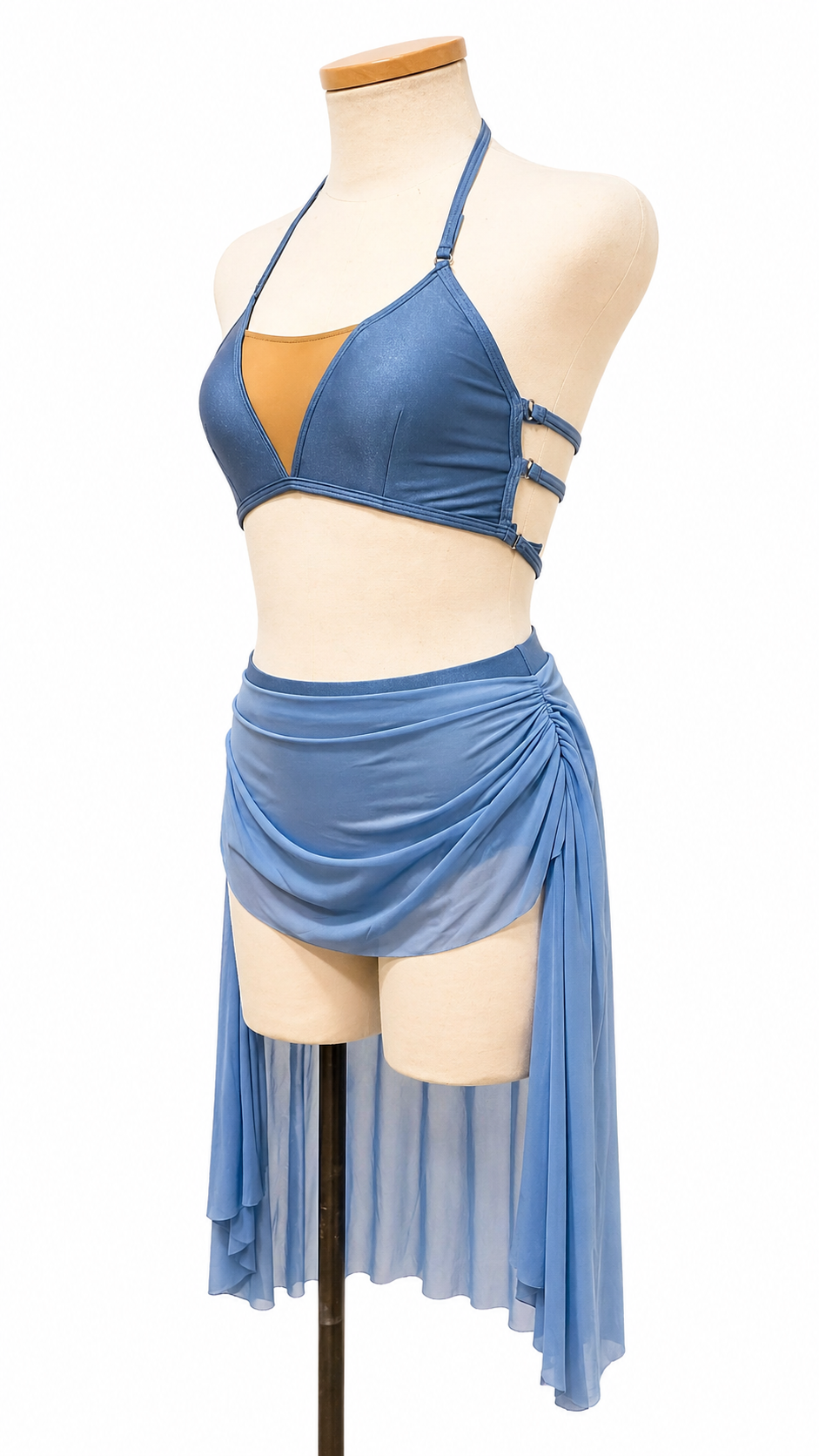 Front angle view of Kaity Base lyrical competition dance costume