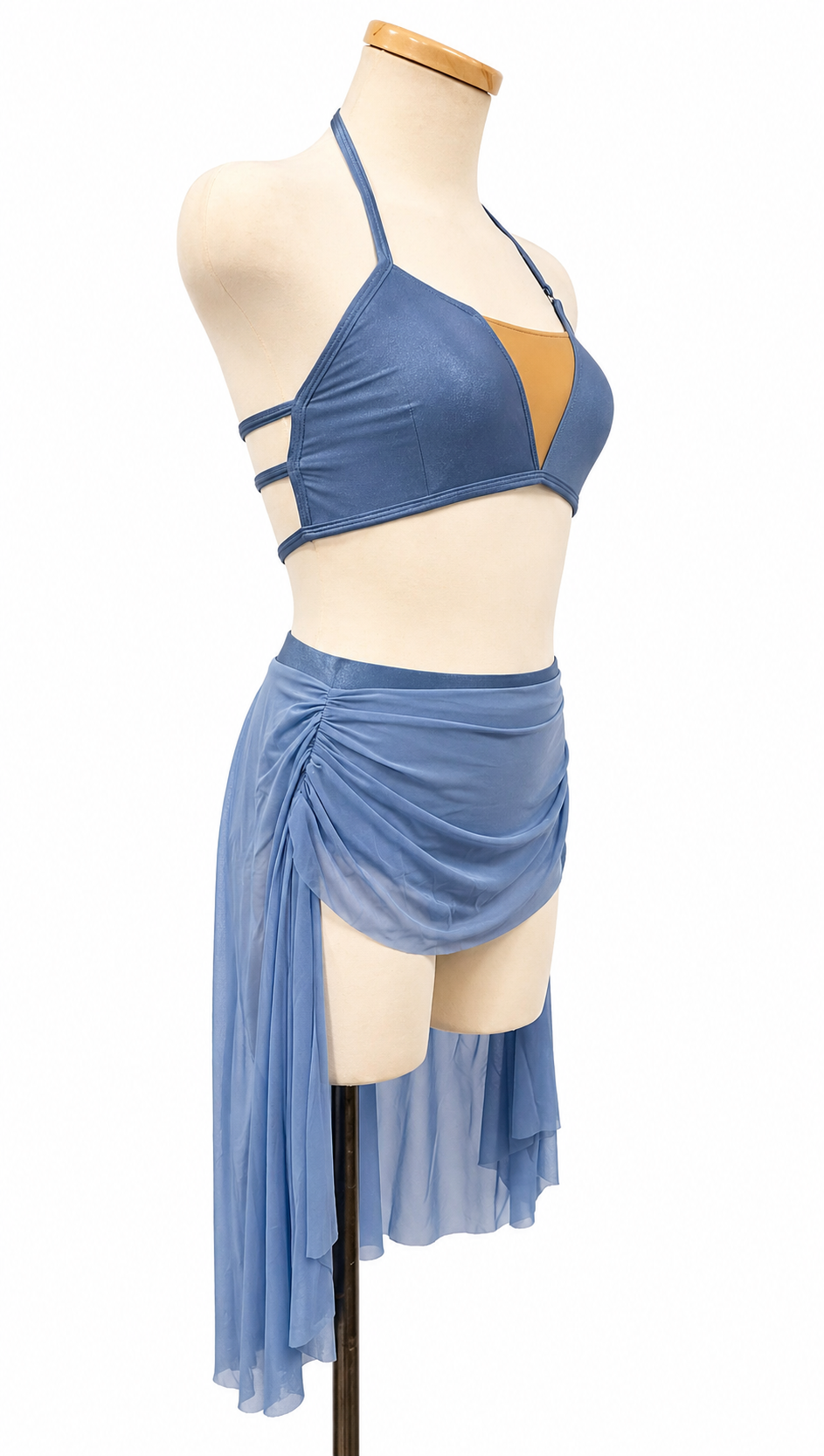 Front angle view of Kaity Base lyrical competition dance costume