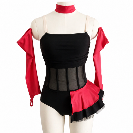 Kendra Base in Black/Red