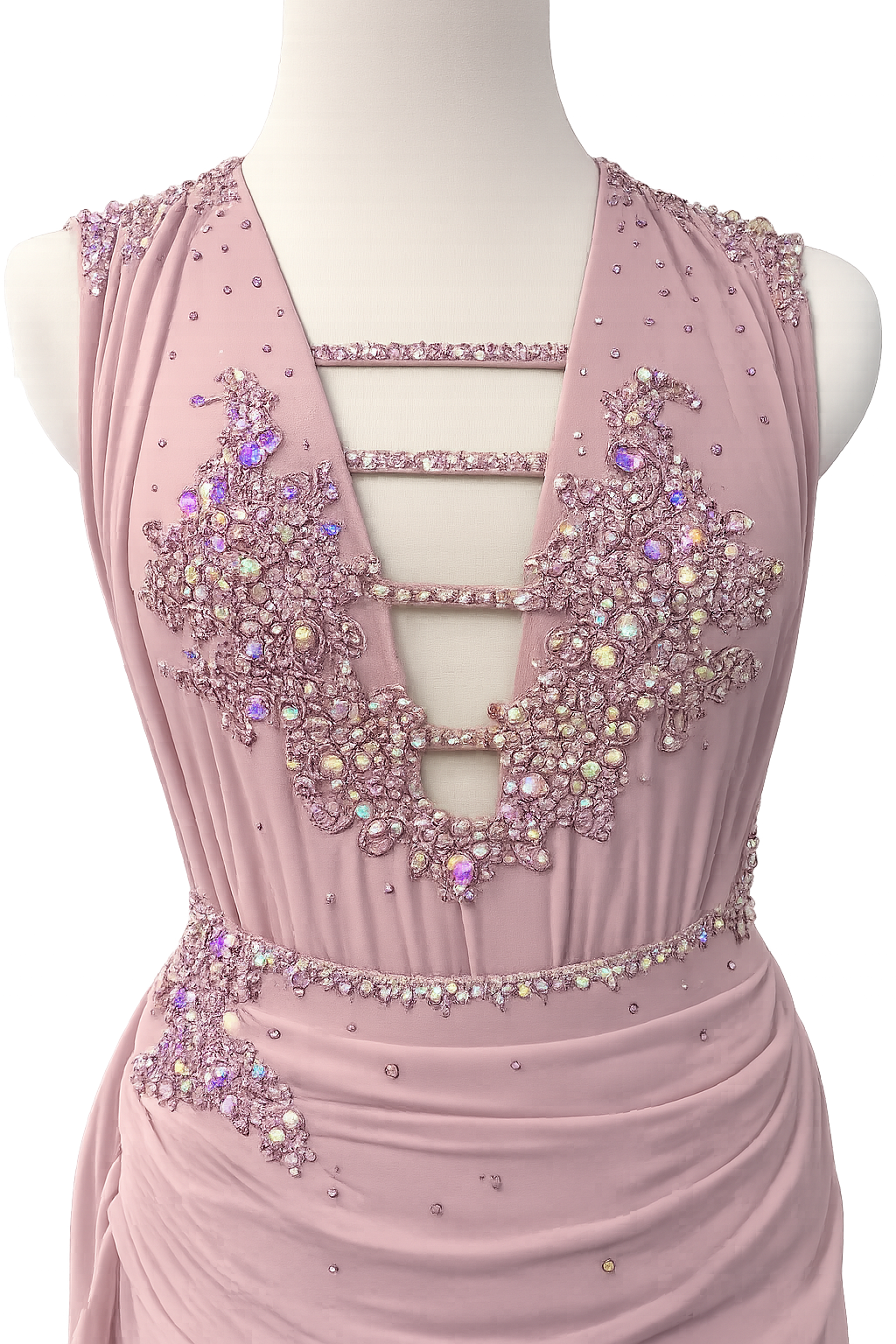 Dusty Pink Dance Costume - Adult Small