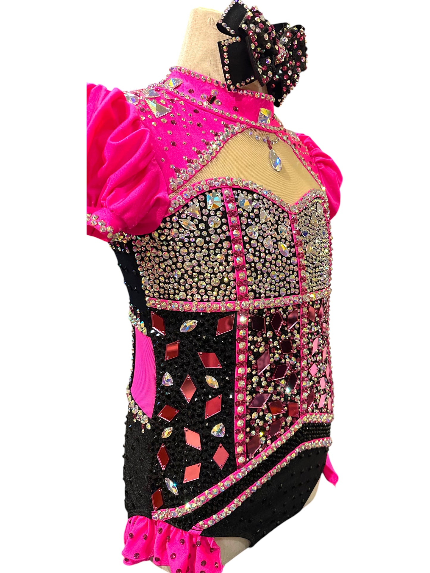 Hot Pink/Black Jazz Costume