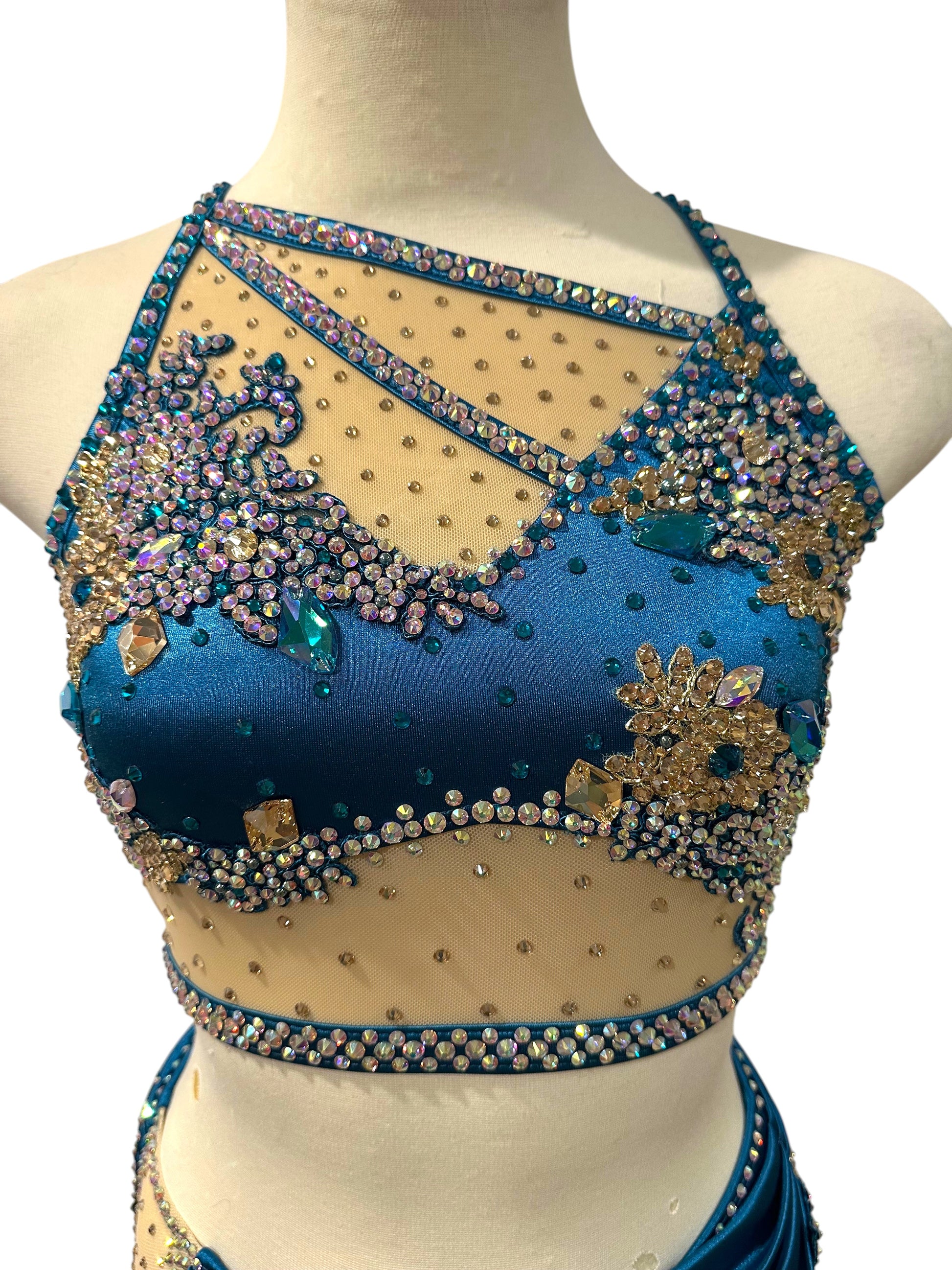 The Alicia Base in Peacock Blue