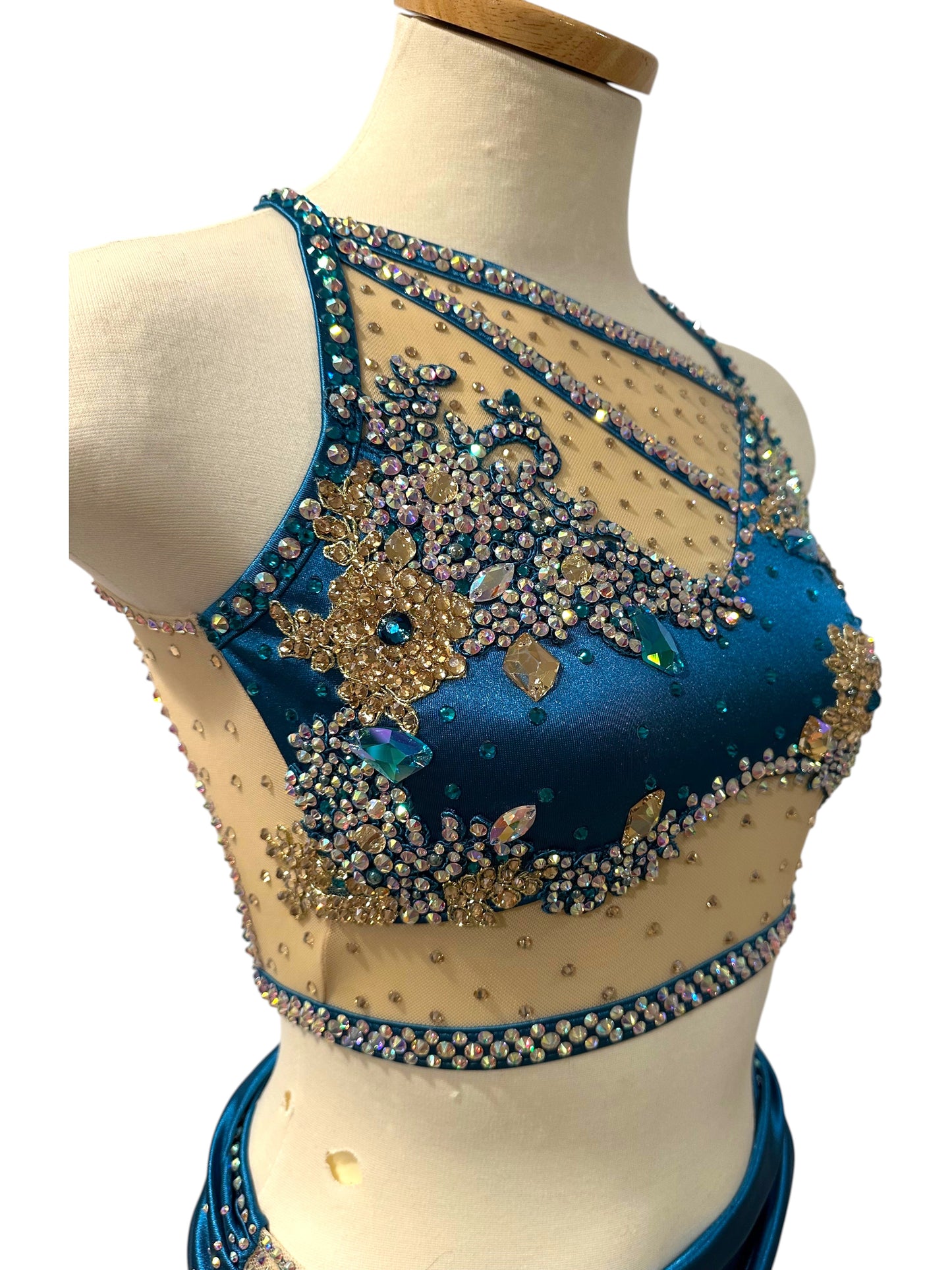 The Alicia Base in Peacock Blue