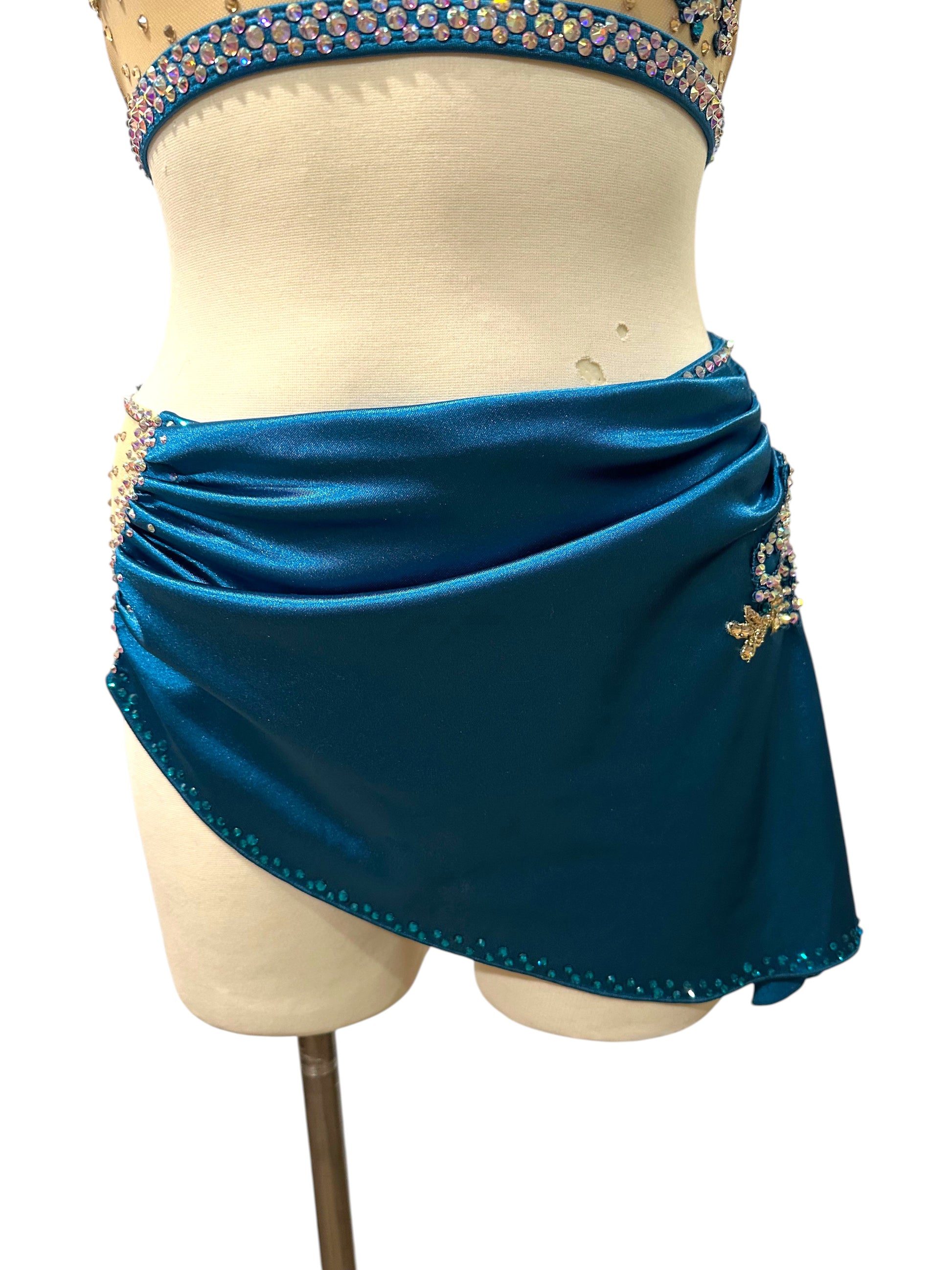 The Alicia Base in Peacock Blue