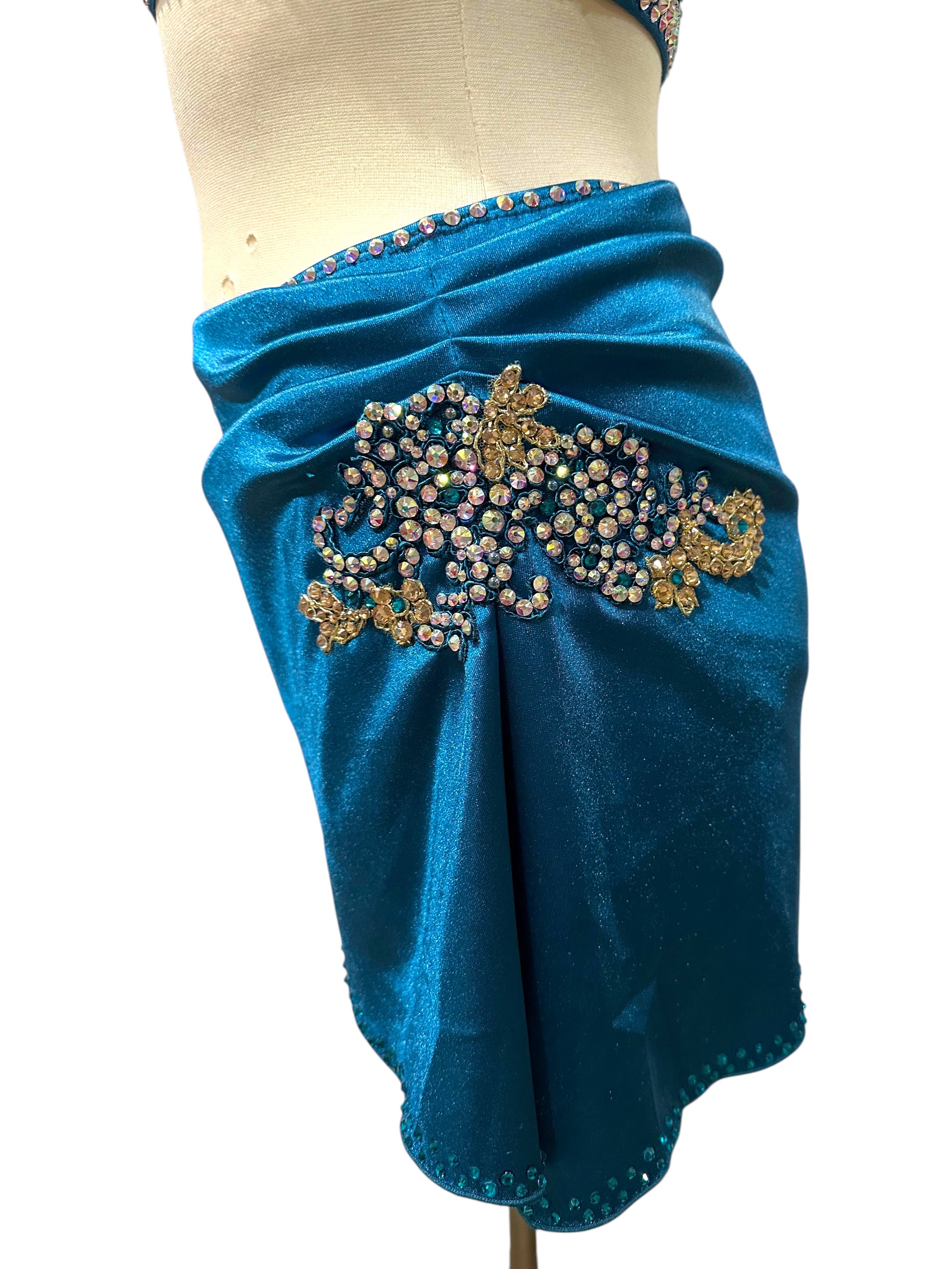 The Alicia Base in Peacock Blue