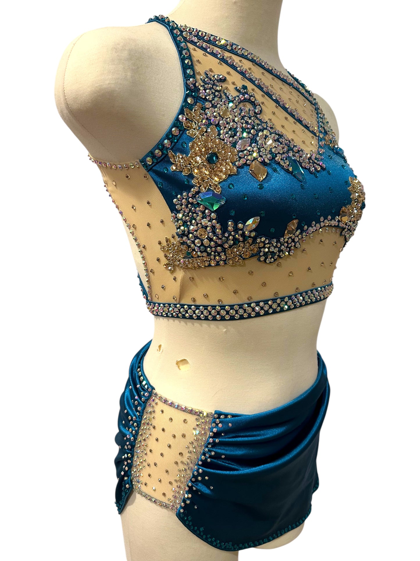 The Alicia Base in Peacock Blue