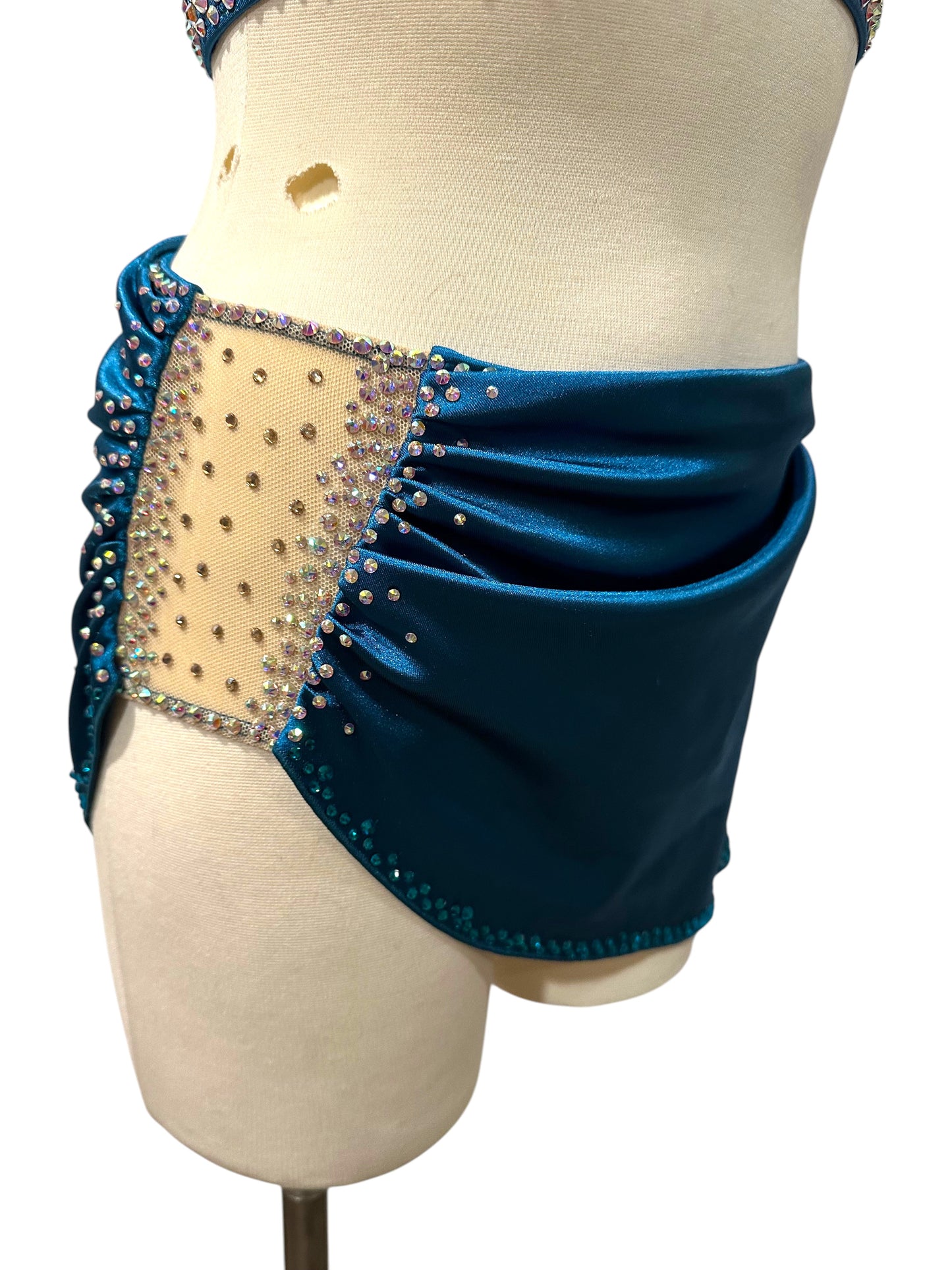 The Alicia Base in Peacock Blue