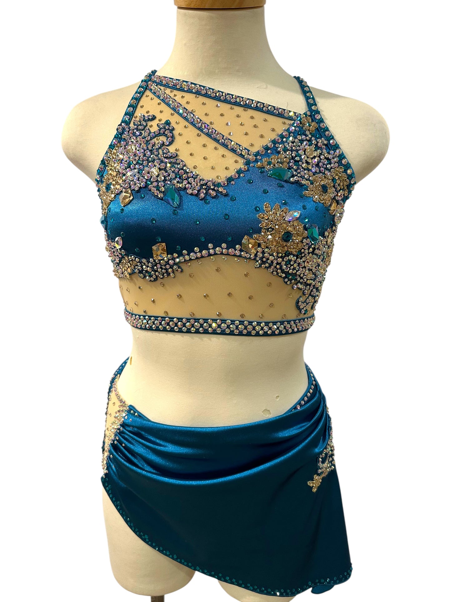 The Alicia Base in Peacock Blue