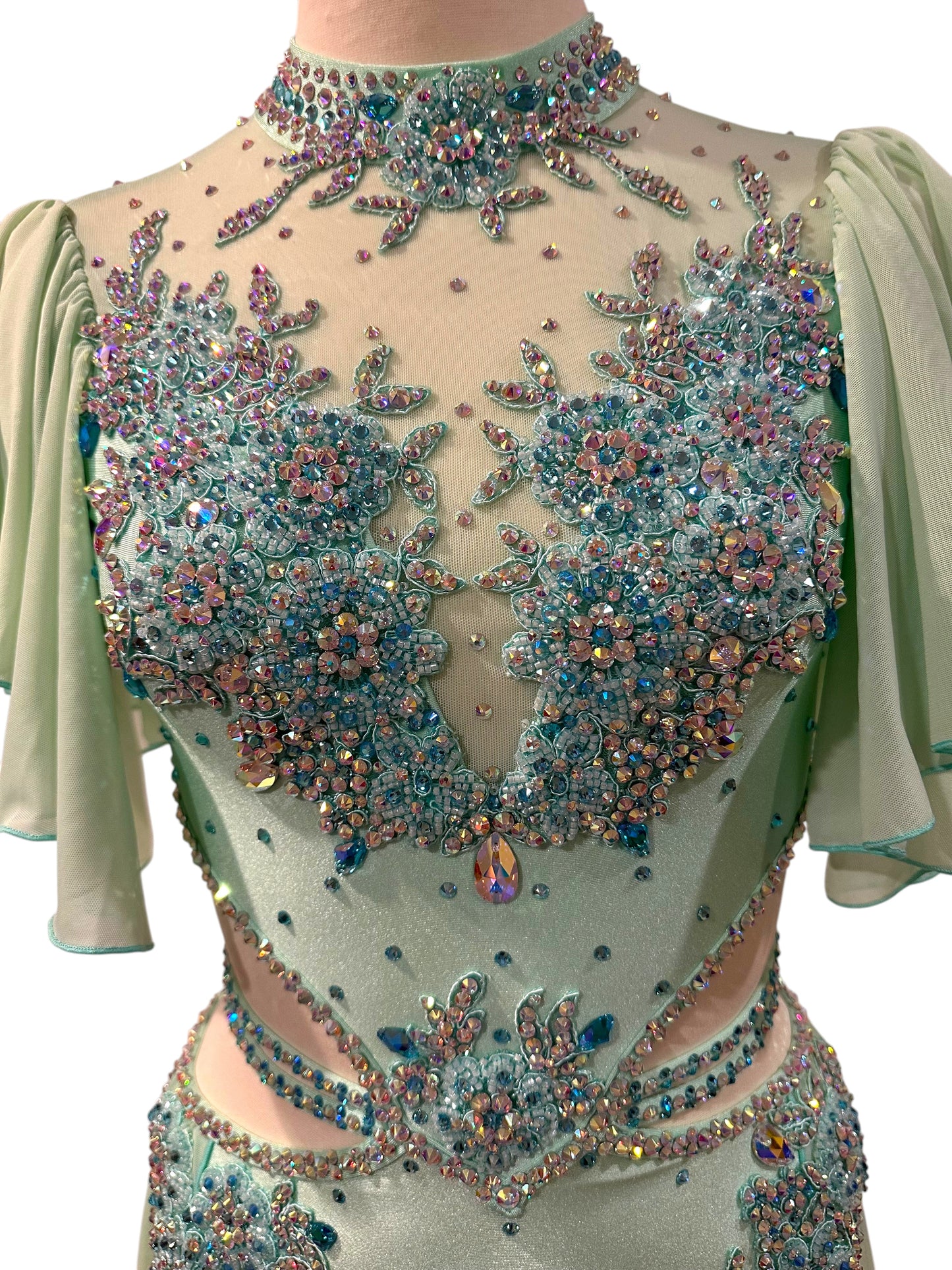 Mint Green Dance Costume- Adult Small