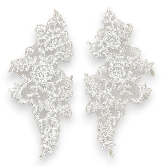 Off White floral applique