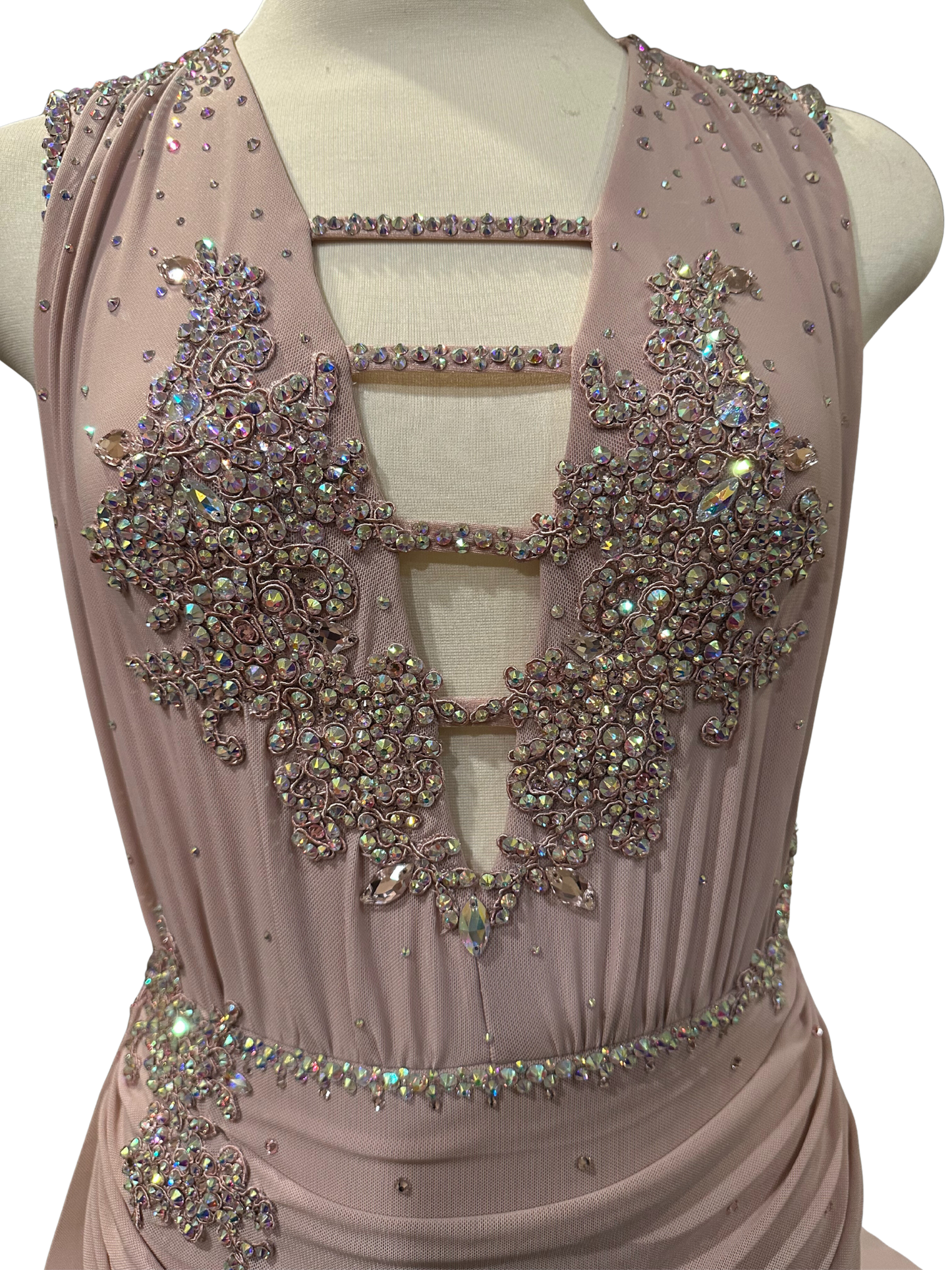 Dusty Pink Dance Costume - Adult Small